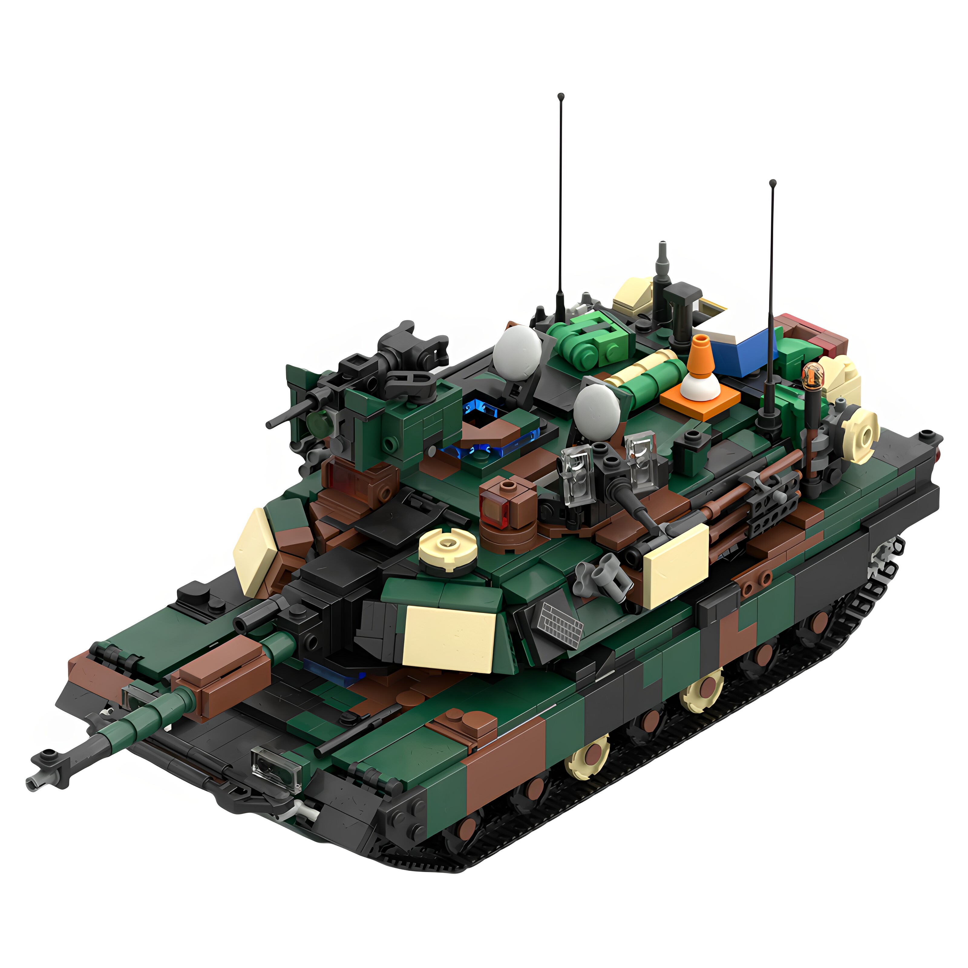 M1A2艾布拉姆斯坦克拼装图片