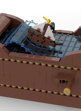 现货小颗粒MOC-59860海上船只航行乘风破浪积木益智玩具模型摆件