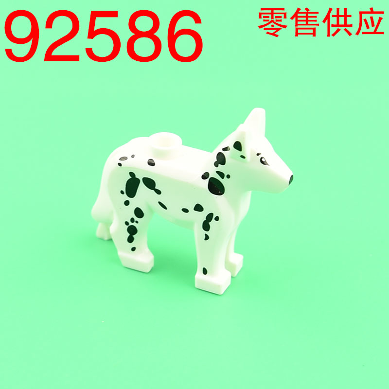 零配件小动物拼插华志积木