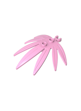 积木10884 带夹口树叶零件配件MOC定制DIY礼品玩具科教