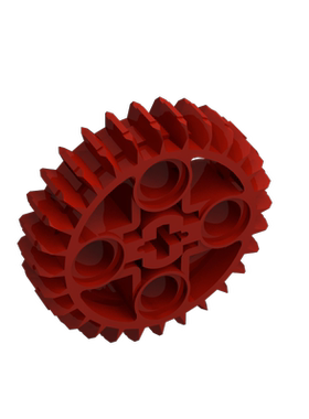 华志积木46372积木28齿齿轮玩具配件零件拼装拼插