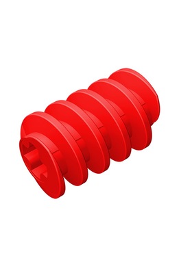 华志积木4716-32905积木直径10x16mm螺旋齿轮玩具配件零件装拼插