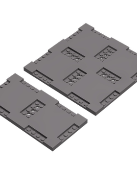 华志积木69958积木71772道路8x16底板16x16玩具配件零件拼装拼插