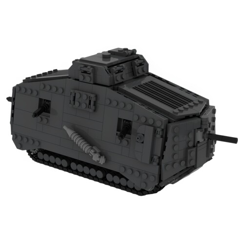 高砖零件MOC-236403装甲车积木