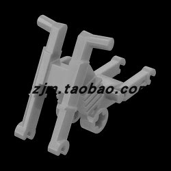 华志积木 MOC小颗粒拼插积木散件国产基础配件摩托车架底盘 50859