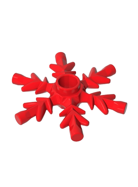 积木42409 4x4 晶体雪花零件配件MOC定制DIY礼品玩具科教