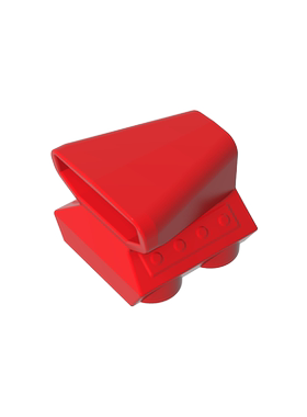 积木50943-15547 2x2 引擎进气口零件配件MOC定制DIY礼品玩具科教