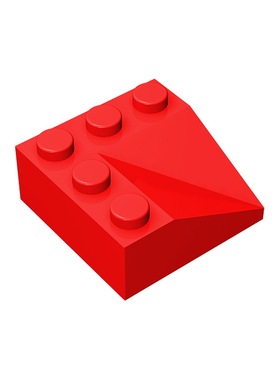 华志积木99301积木3x3 内转角斜坡砖玩具配件零件拼装拼插