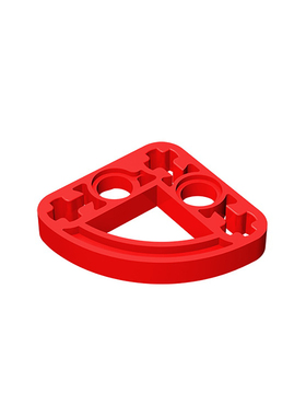 积木32249 3x3 弧型带孔臂(薄)零件配件MOC定制DIY礼品玩具科教