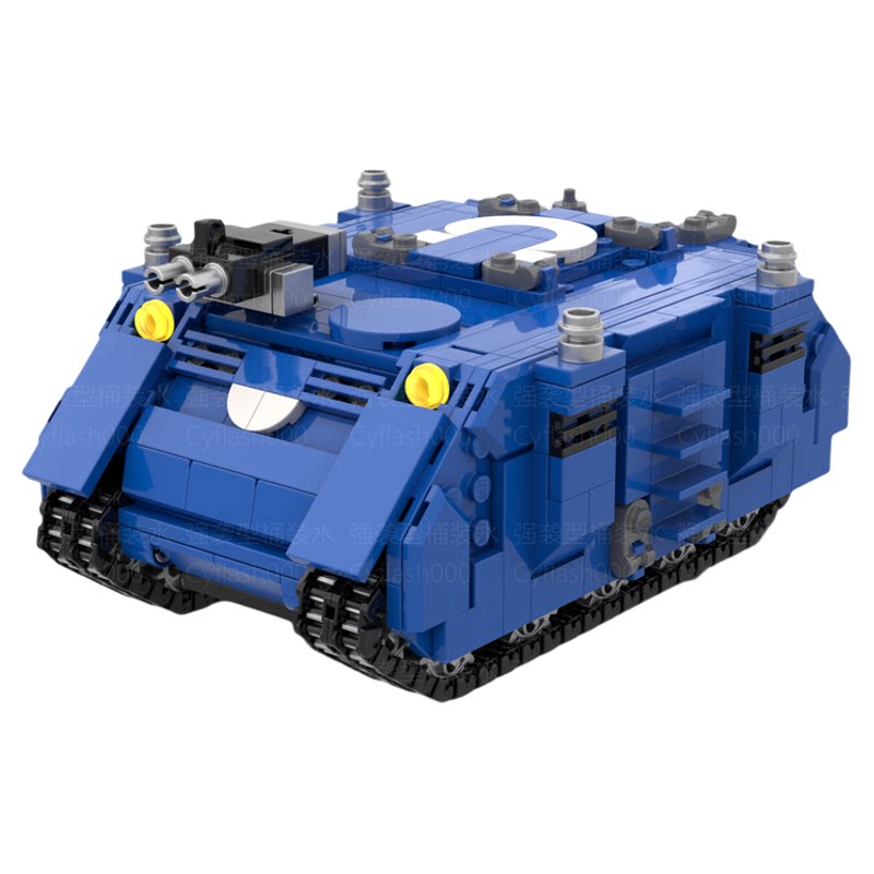 现货小颗粒MOC-175668犀牛装甲运兵车战锤40K机器人积木模型摆件