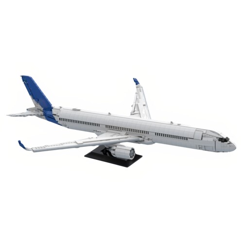 现货小颗粒MOC-233130空客A350-1000飞机积木玩具模型礼物摆件