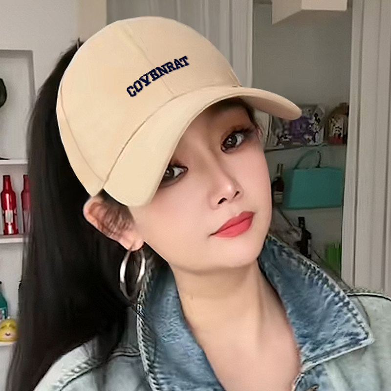帽子女2026新款鸭舌帽可扎马尾空顶帽硬顶防晒遮阳帽显脸小棒球帽,服饰配件/皮带/帽子/围巾,帽子,淘宝优惠券,粉丝福利购,淘宝优惠卷