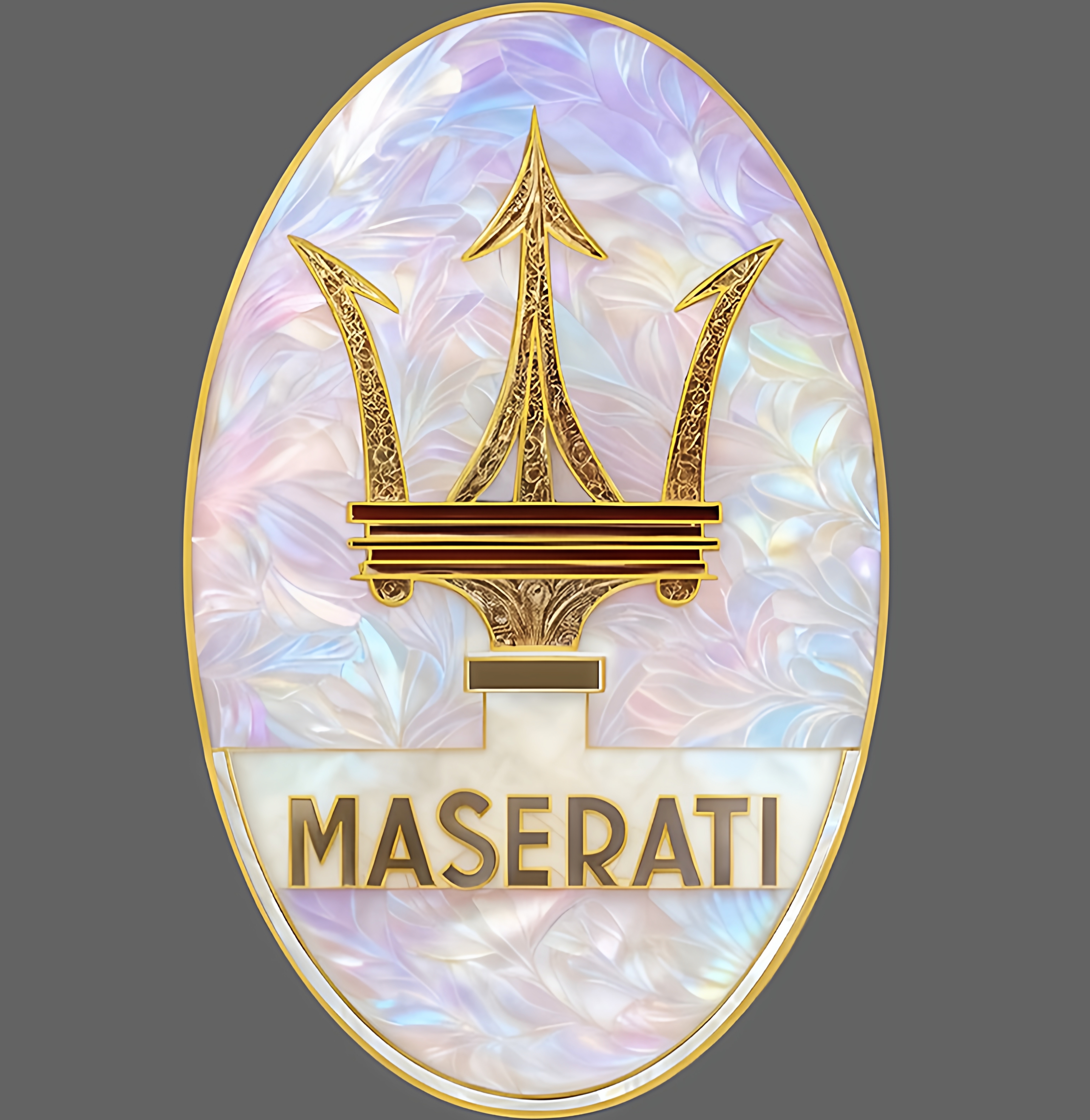 玛莎拉蒂梦幻珐琅彩机盖标总裁吉博力 GT前杠标志莱万特车标改装