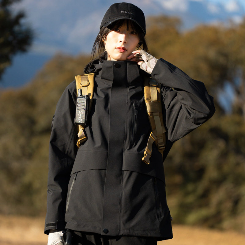 24年新款户外登山服防风防水线缝压胶外套男女同款,户外/登山/野营/旅行用品,冲锋衣,淘宝优惠券,粉丝福利购,淘宝优惠卷