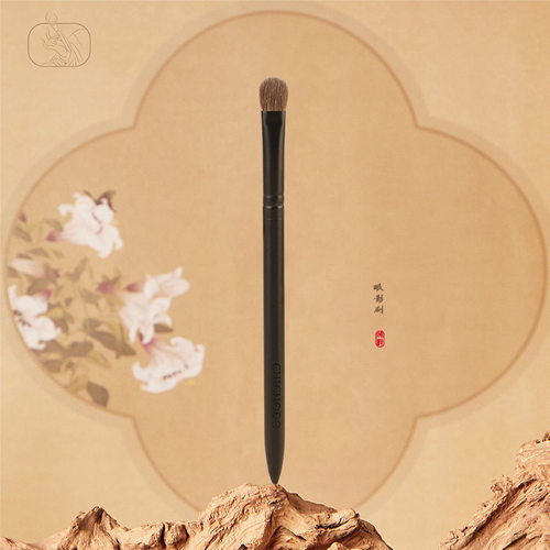 羽墨u02铺色眼影刷 黄羊毛眼影刷沧州化妆刷美妆工具工厂