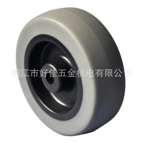 源头工厂直供6X22mm灰色TPR家具仪器设备脚轮