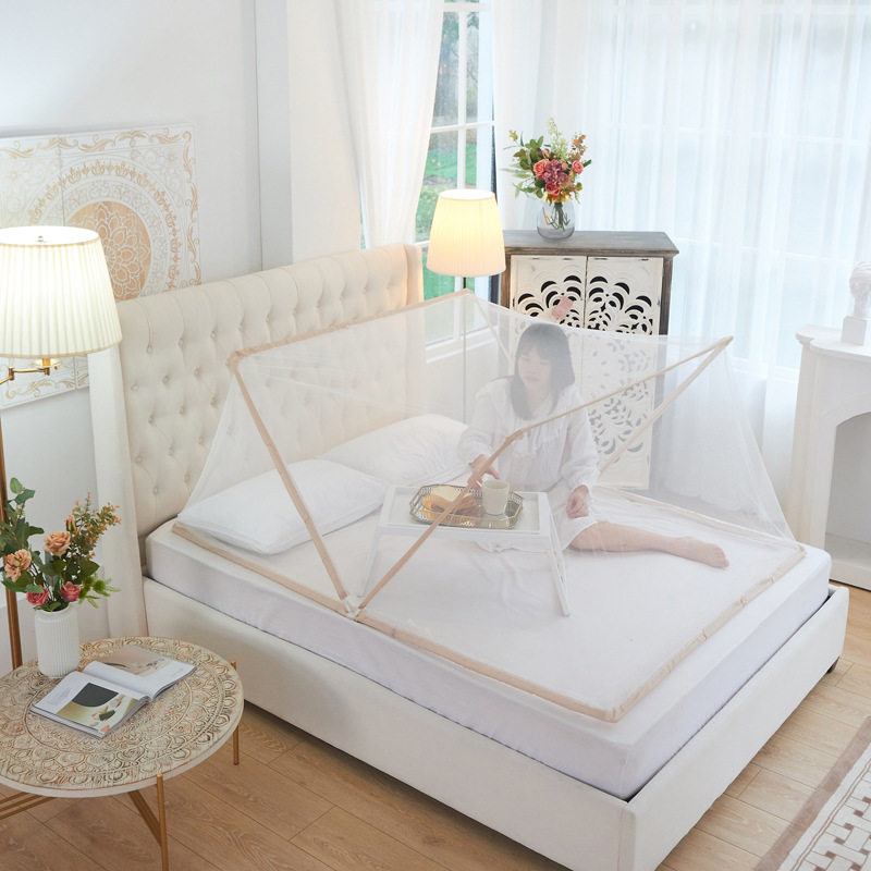 懒人网红同款可折叠无底蚊帐便携式防蚊罩学生上下铺单人免安装,床上用品,蚊帐,淘宝优惠券,粉丝福利购,淘宝优惠卷