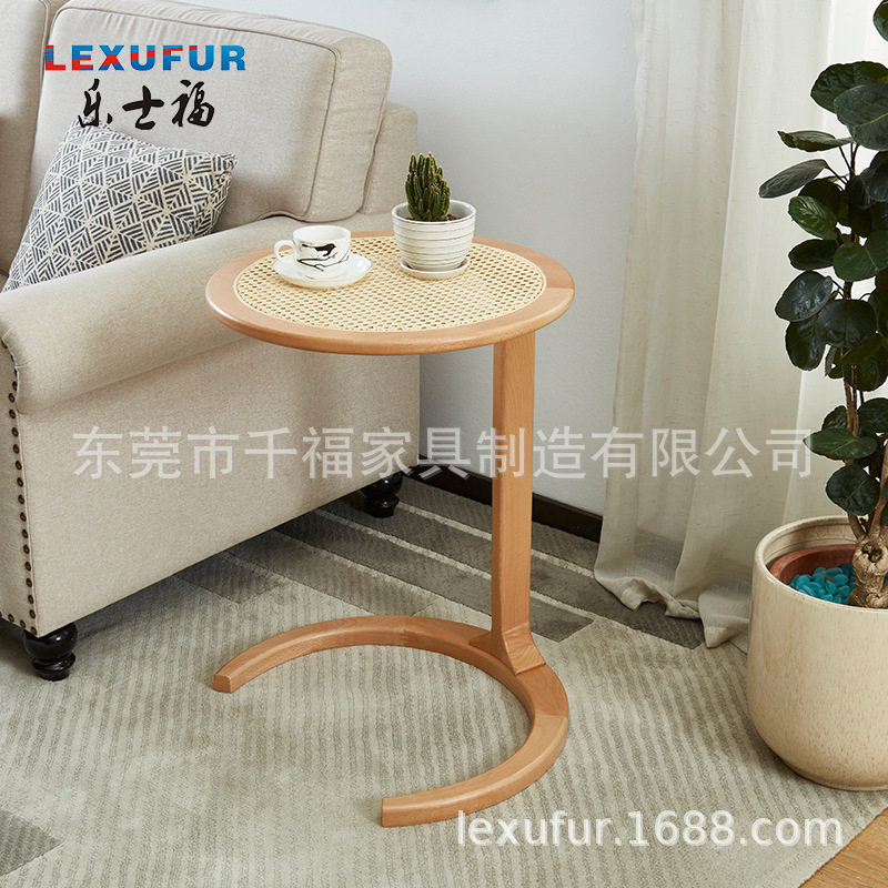 原木风沙发边几休闲床边手工编藤桌可移动茶桌迷你客厅阳台小桌子,住宅家具,其它桌类,淘宝优惠券,粉丝福利购,淘宝优惠卷