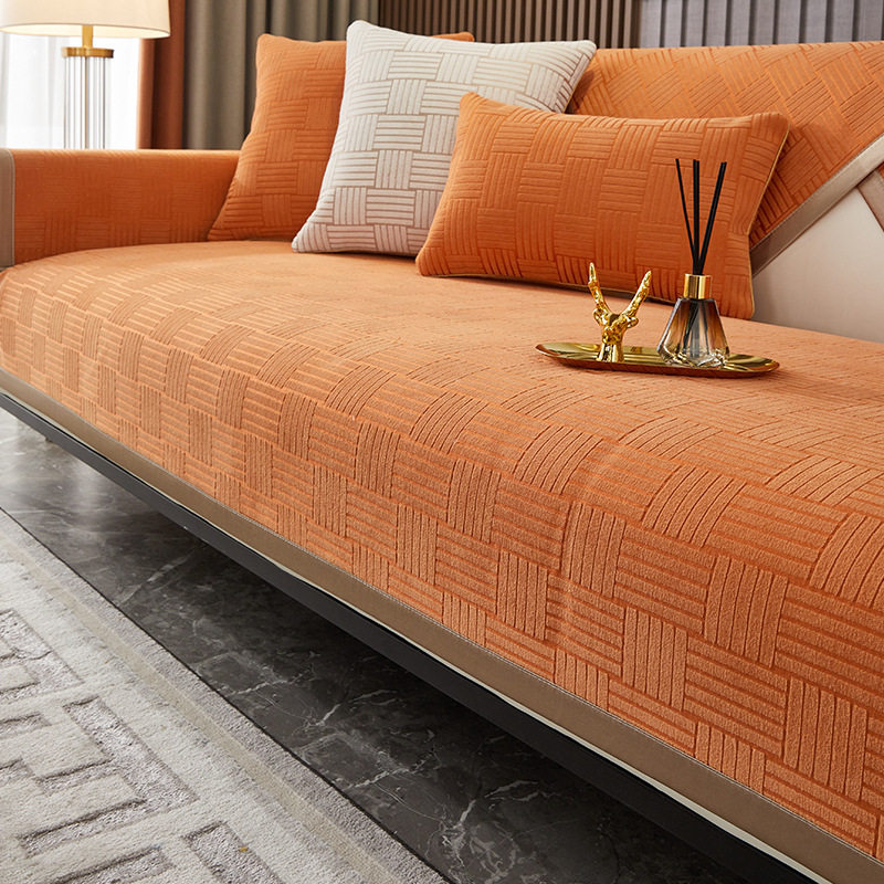 轻奢风雪尼尔沙发四季通用现代防滑套罩扶手靠背巾外贸加厚,居家布艺,沙发垫,淘宝优惠券,粉丝福利购,淘宝优惠卷