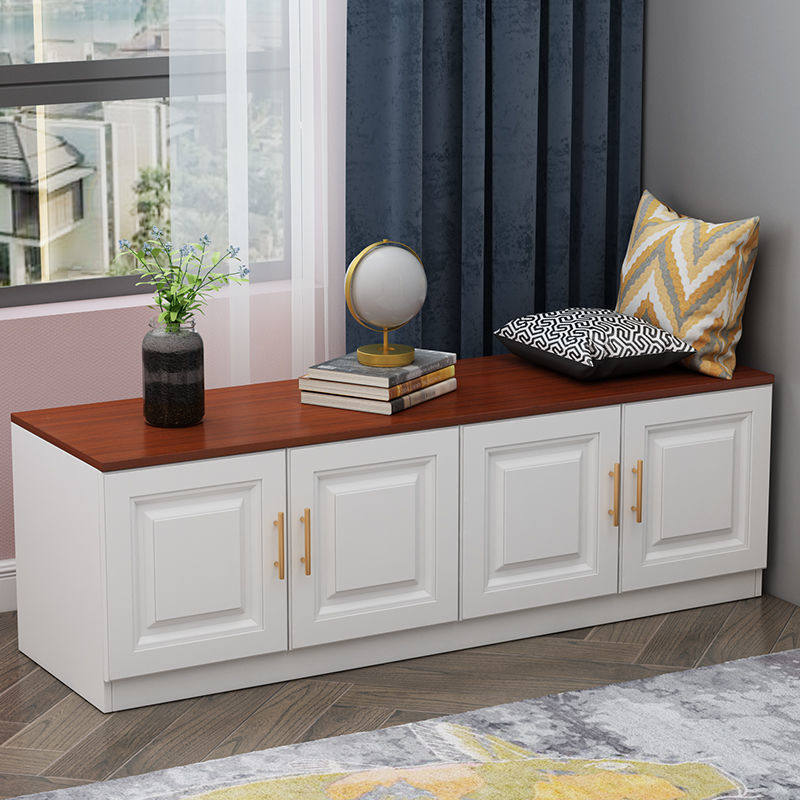 飘窗柜欧式长条实木矮柜被柜自由组合柜阳台落地柜窗边柜子可跨境,住宅家具,飘窗柜,淘宝优惠券,粉丝福利购,淘宝优惠卷