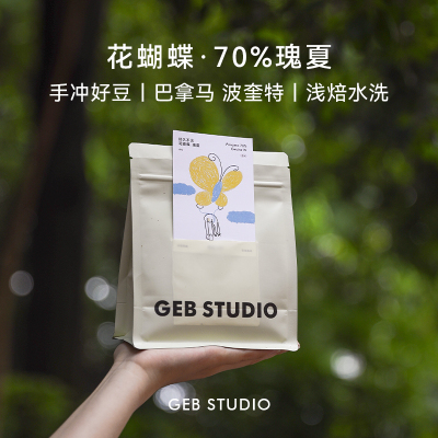 隔壁工坊巴拿马波奎特 水洗日晒瑰夏轻度烘焙意式手冲纯黑咖啡豆