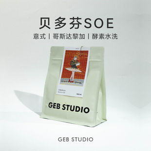 哥斯达黎加贝多芬SOE咖啡豆卡内特庄园意式轻度烘焙咖啡黑咖啡