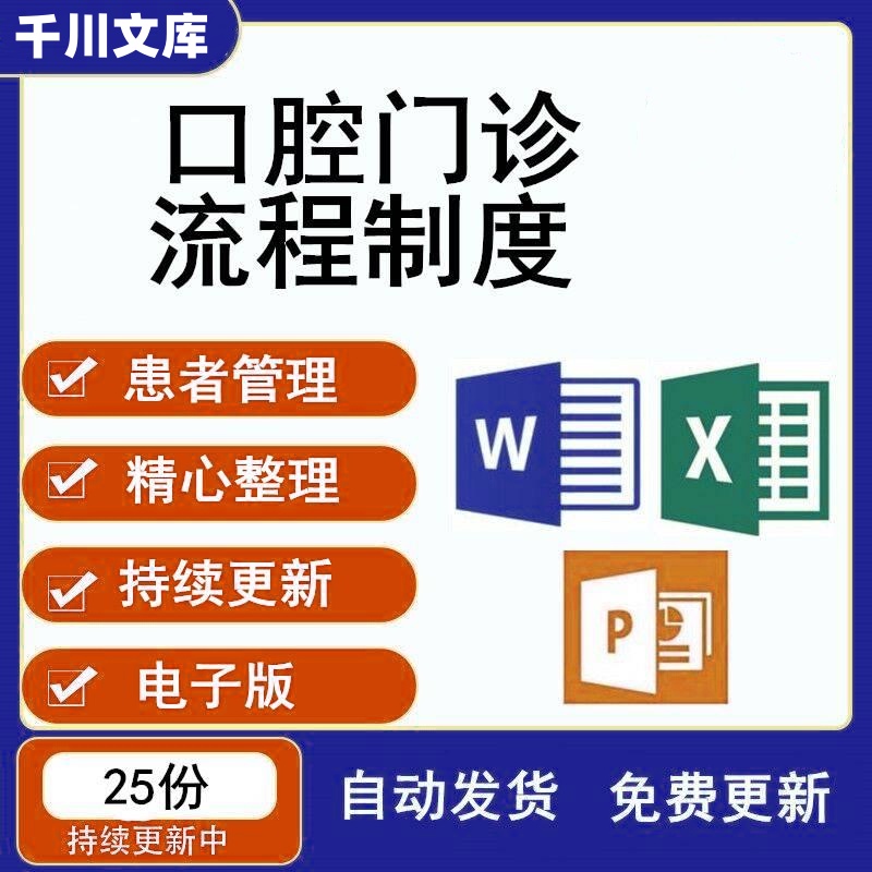 口腔医院牙科诊所门诊经营员工初诊患者管理资料诊重点患者跟踪患