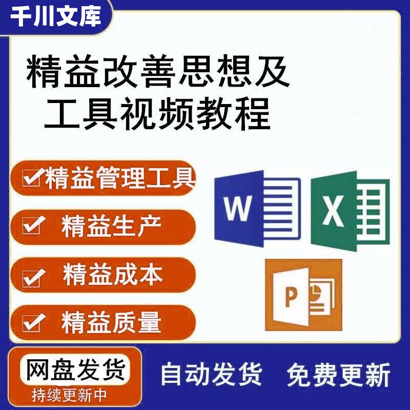 企业精益管理工具精益生产精益成设计素材/源文件