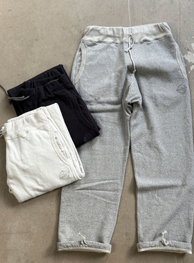 GYPSY＆SONS 40年代复古松紧抽绳束脚重磅加绒军事运动卫裤