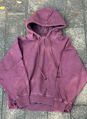 Barns 松弛感拉满 成衣染色水洗做旧连帽jumbo版型男女同款卫衣