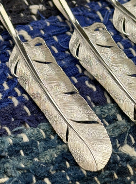 Yusuke Kosaka Works小坂雄介 日本手打限量银沙尾羽全银羽毛