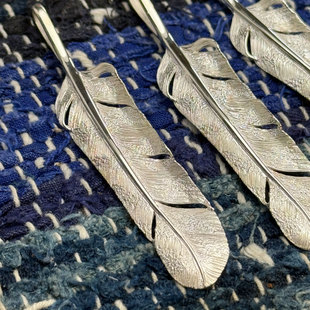 Yusuke Kosaka Works小坂雄介 日本手打限量银沙尾羽全银羽毛