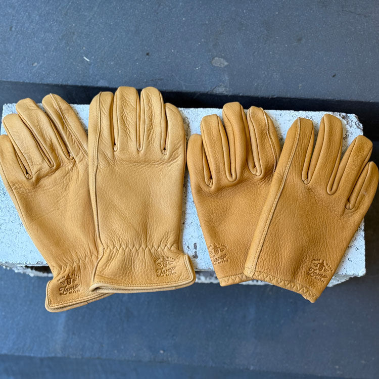 Lamp Gloves 逼格暖手 日本制 纽西兰鹿皮复古骑行机车通勤手套