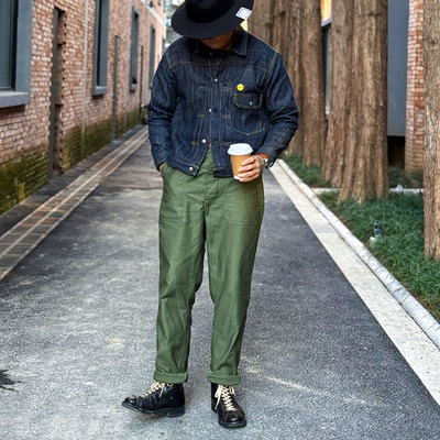 Workers Japan OG107 高密度复古宽松&修身多袋工装休闲裤面包裤