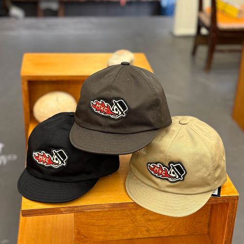 骷髅刺绣日本制可翻折帽檐棒球帽