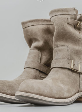 JULIAN BOOTS 20周年限定ENGINEER野羚羊翻毛皮工程师靴