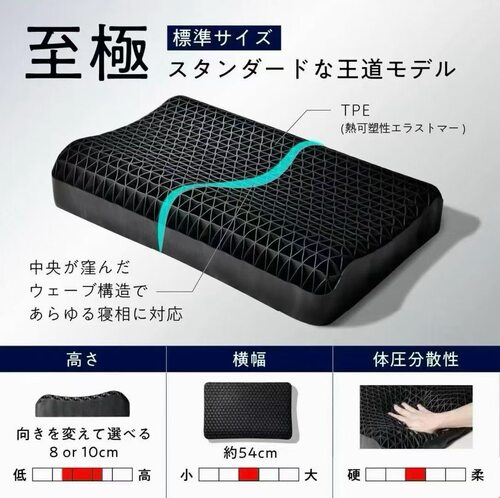 日本ヒツジのいらない枕 NoSheep活性炭人体工学回弹护颈枕头