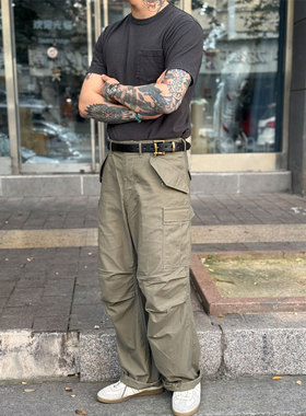 Workers Japan 日产水洗做旧高密度尼龙混纺复古M65工装战术裤