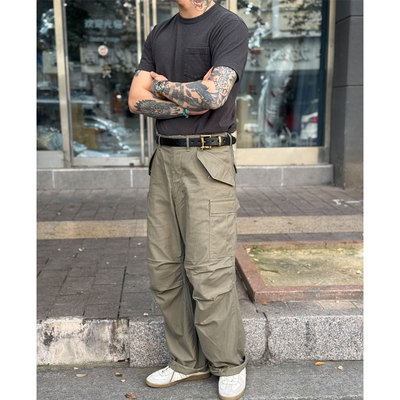 尼龙混纺复古M65工装战术裤