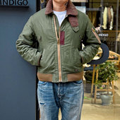 Gypsy Sons D.I.店铺限羊驼毛羊毛领拼马皮高密度复古B15夹克