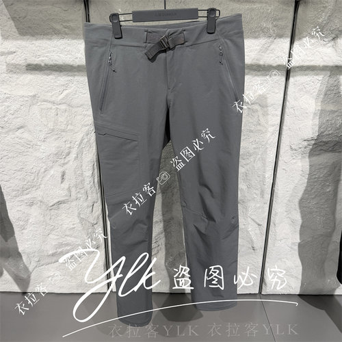 安踏冠军户外系列2026秋冬款男士拒水科技梭织运动长裤152640520
