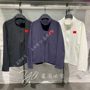 安踏冠军2026夏男款三防科技防紫外线修身梭织运动上衣152620602