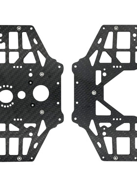 LOSI 1/8 LMT SOLID AXLE 4WD 碳纤维中波箱左右外侧护板RZ005