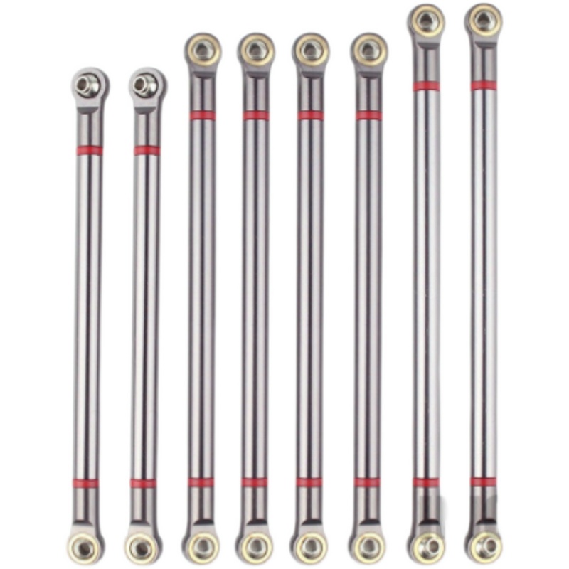 SCX10II 90046 ax10 f350 rc01 d90金属球头拉杆连杆 连接杆8支装