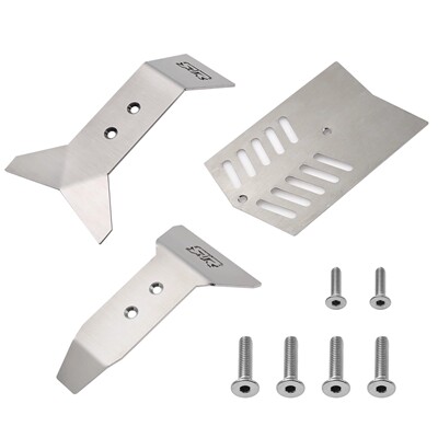 ARRMA 1/8 NERO 6S BIG ROCK AR106017 巨石不锈钢底盘前中后护甲