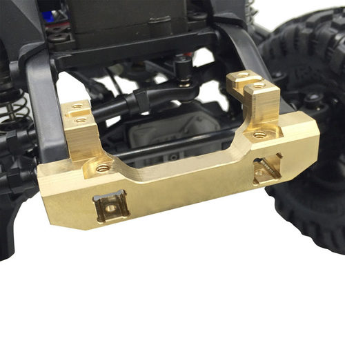 Traxxas TRX6 TRX-4 舵机前置铜支架T4 舵机固定座保险杠横梁配重