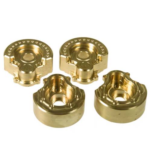 TRX6 TRX4桥边配重块 转向铜块 黄铜配重 前后通用齿轮盖配重