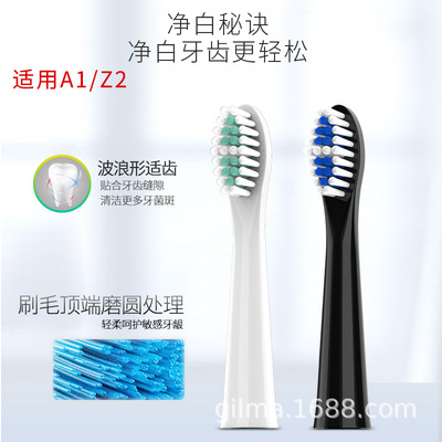 通用简洁铂瑞BRZ2A1Z322Z5电动牙刷刷头替换刷头软毛独立包装包邮