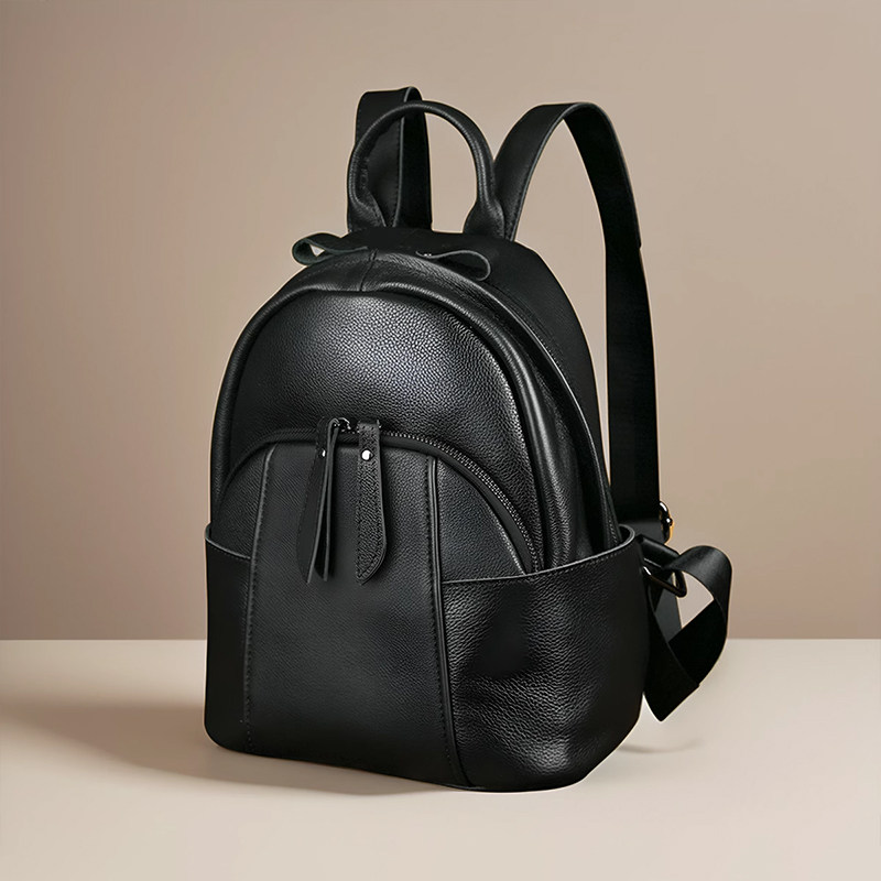 双肩包女2024新款时尚大容量头层牛皮轻便女士真皮高级感双肩背包