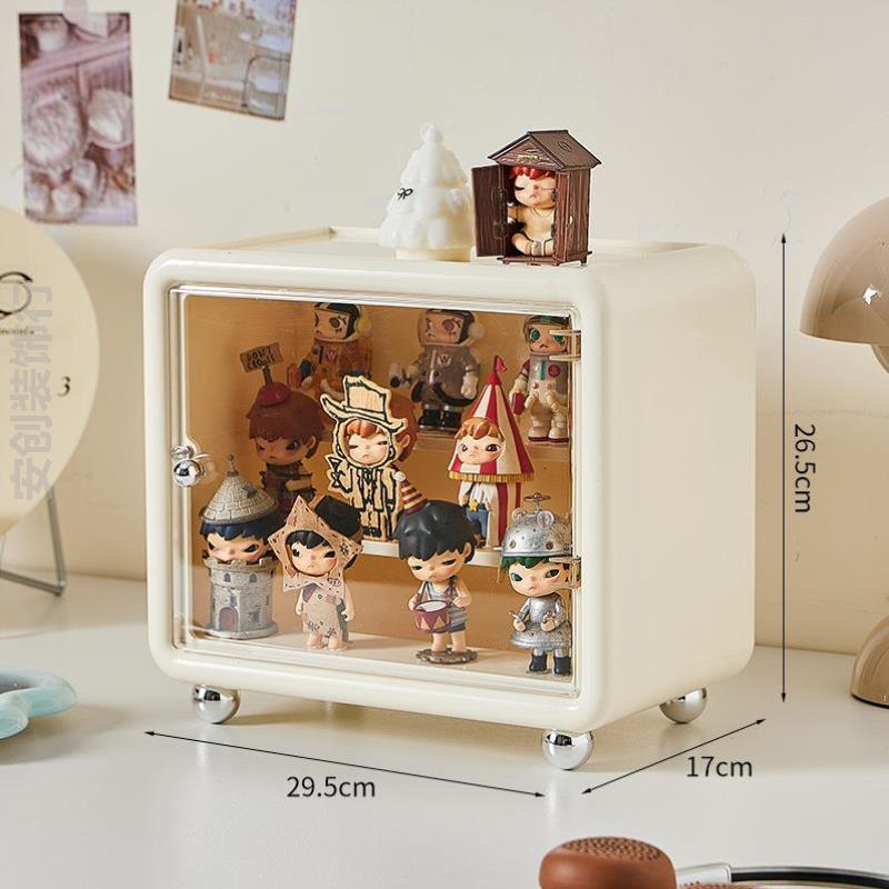 手办收藏展示柜新款大容量展示架公仔收纳盒展示透明置物架壁挂式